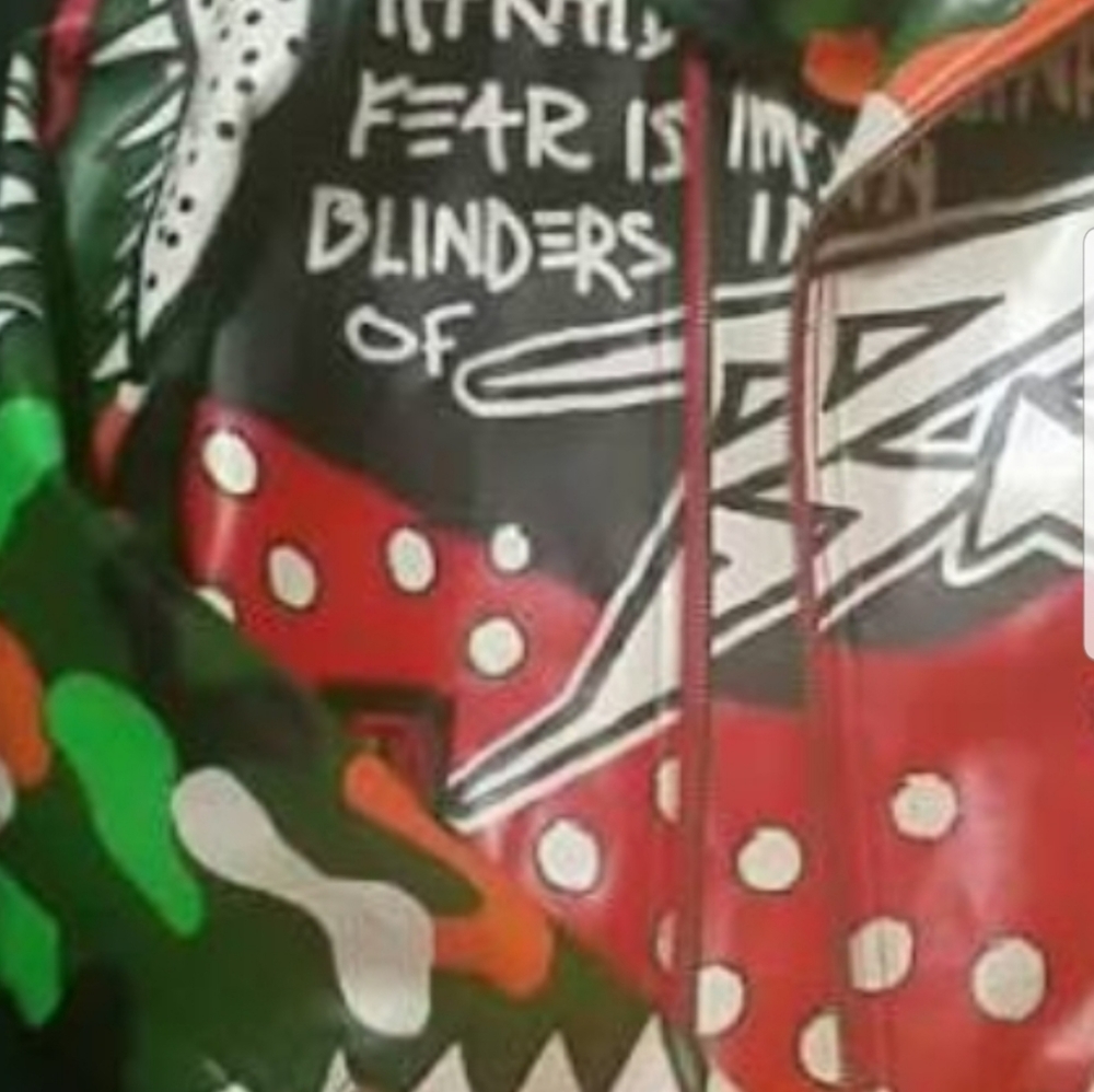 Bass leather jacket by Ron bass...3x